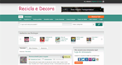 Desktop Screenshot of lojadeartesanato.reciclaedecora.com