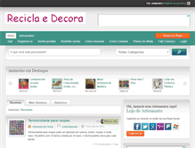 Tablet Screenshot of lojadeartesanato.reciclaedecora.com