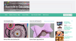 Desktop Screenshot of passoapasso.reciclaedecora.com